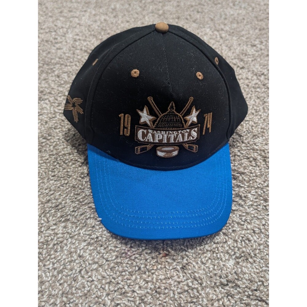 Washington Capitals Pierre-Luc Dubois Hat Arena Giveaway Snapback Cap 1974 NHL